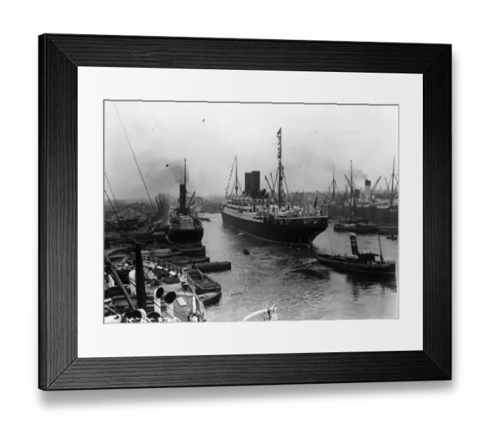 Framed Print : SS Andania Framed Print : SS Andania