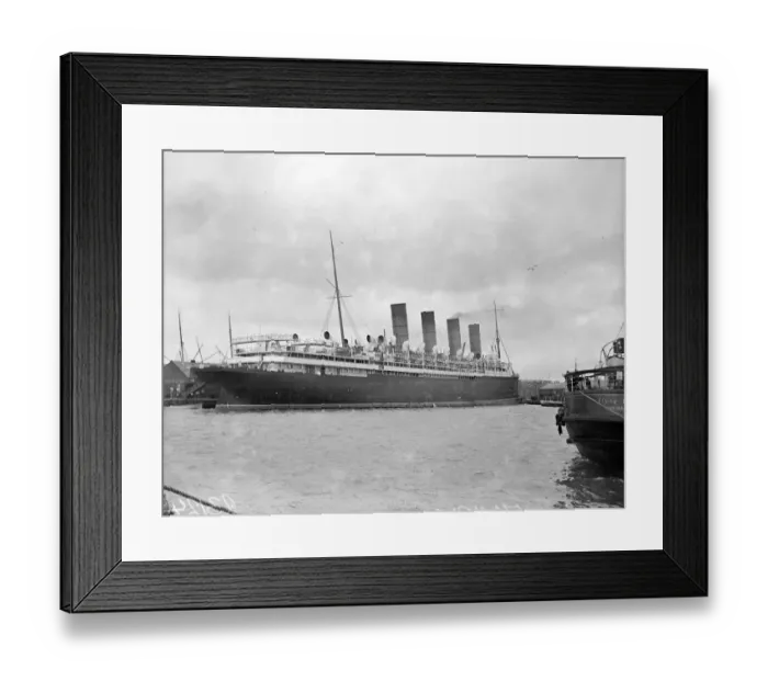 Framed Print : SS Mauretania Framed Print : SS Mauretania
