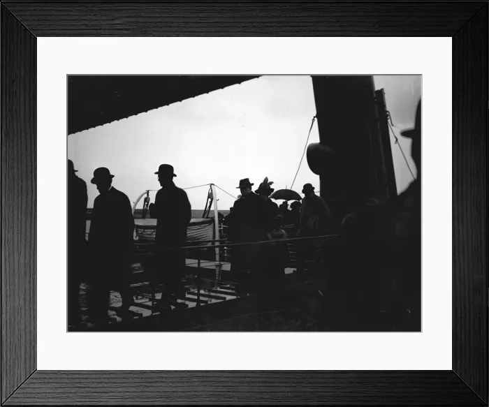 Framed Print : Walking On Gangway