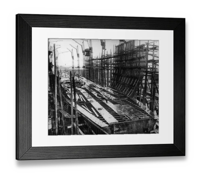 Framed Print : Skeleton Ship Framed Print : Skeleton Ship