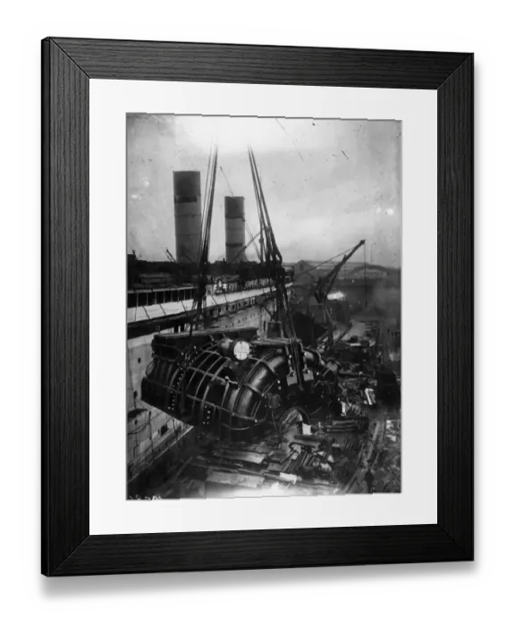 Framed Print : Installing Turbines Framed Print : Installing Turbines