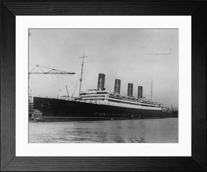 Framed Print : The Aquitania Framed Print : The Aquitania