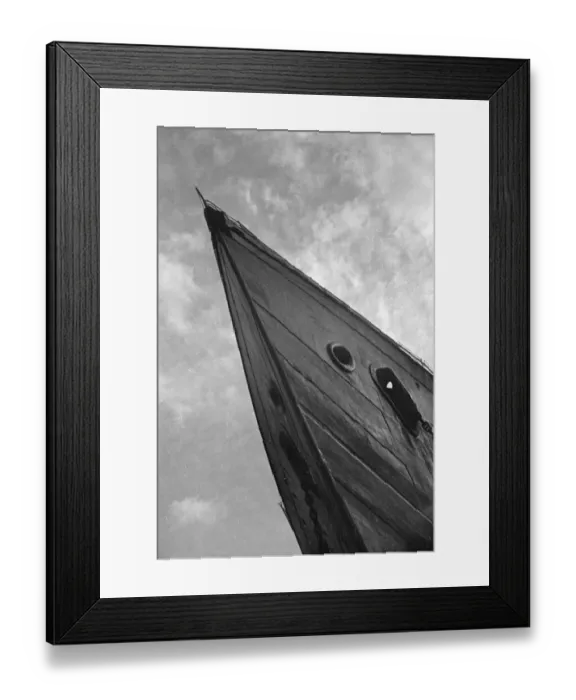 Framed Print : Sharp Prow Framed Print : Sharp Prow