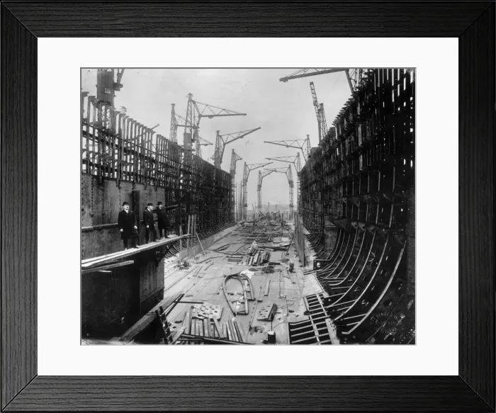 Framed Print : Scottish Shipbuilding Framed Print : Scottish Shipbuilding