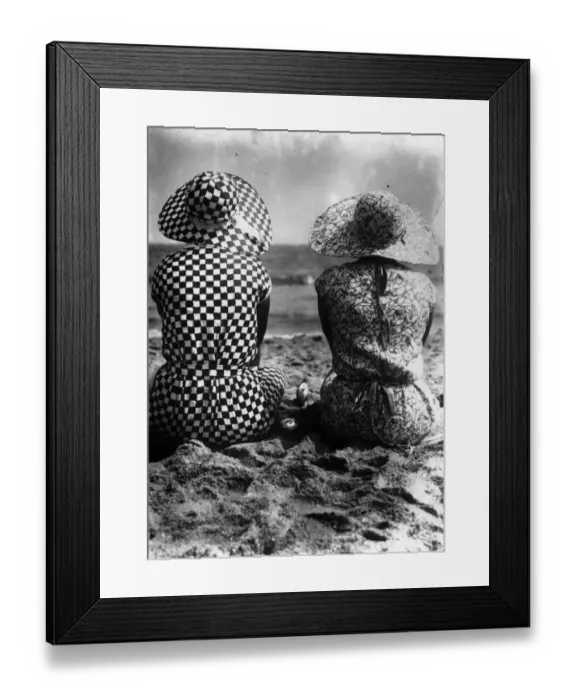 Framed Print : Beach Back View Framed Print : Beach Back View