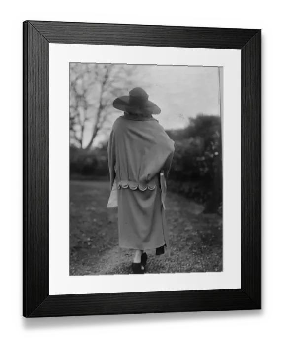 Framed Print : Batwing Coat
