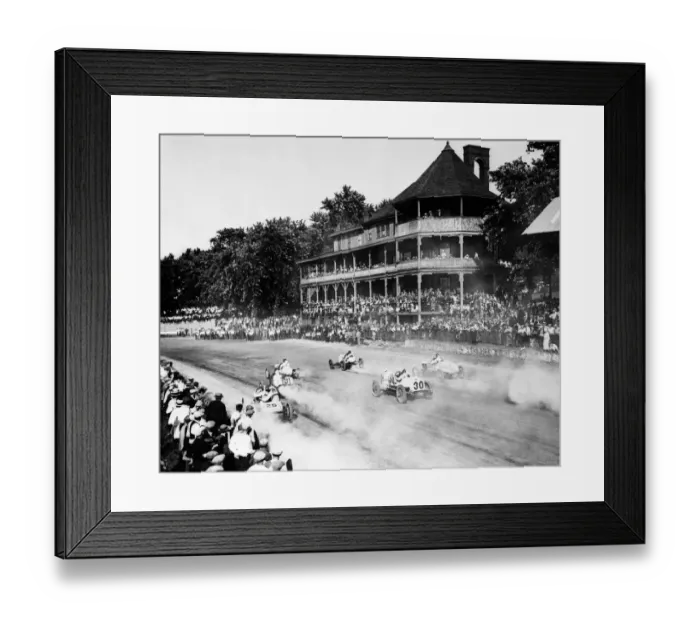 Framed Print : Oldtime Racetrack Framed Print : Oldtime Racetrack