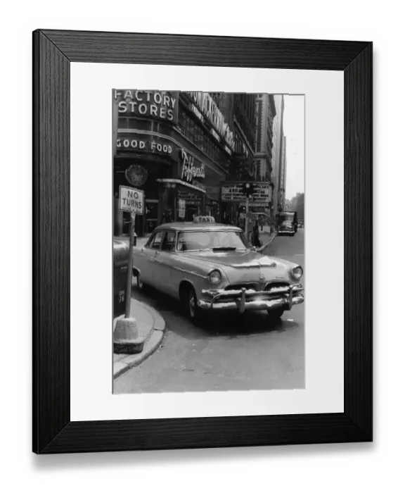 Framed Print : New York Taxi Framed Print : New York Taxi