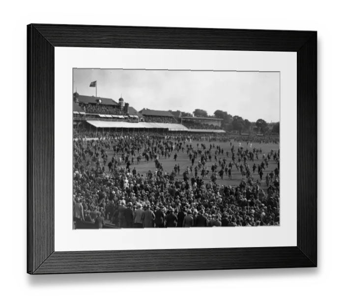 Framed Print : Cricket Fans Framed Print : Cricket Fans