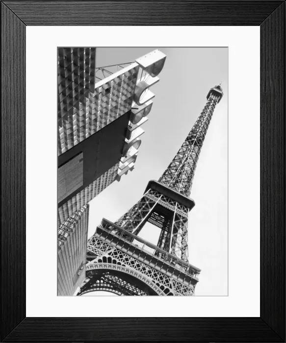 Framed Print : Leaning Eiffel Tower Framed Print : Leaning Eiffel Tower