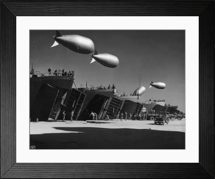 Framed Print : US Landing Framed Print : US Landing