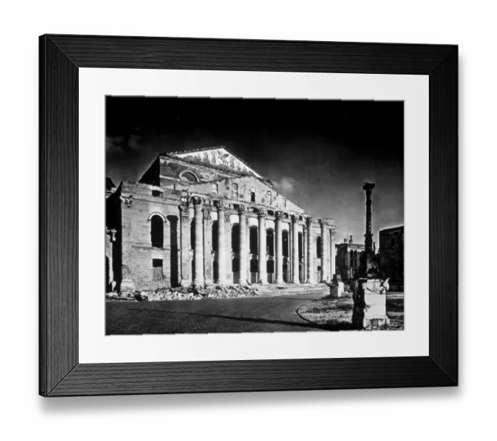 Framed Print : Bombed Theatre Framed Print : Bombed Theatre