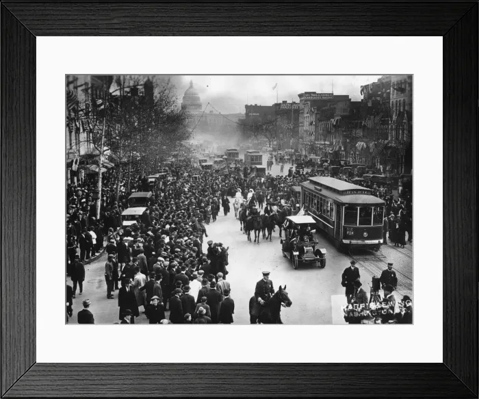 Framed Print : Suffragette Marchers Framed Print : Suffragette Marchers