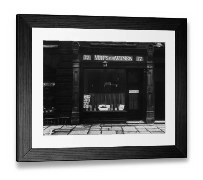 Framed Print : Votes For Women; A suffragette tea shop at 17, Tothill Street in Westminster Framed Print : Votes For Women; A suffragette tea shop at 17, Tothill Street in Westminster