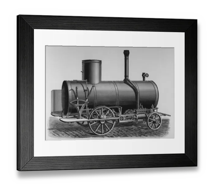 Framed Print : Fireless Locomotive Framed Print : Fireless Locomotive
