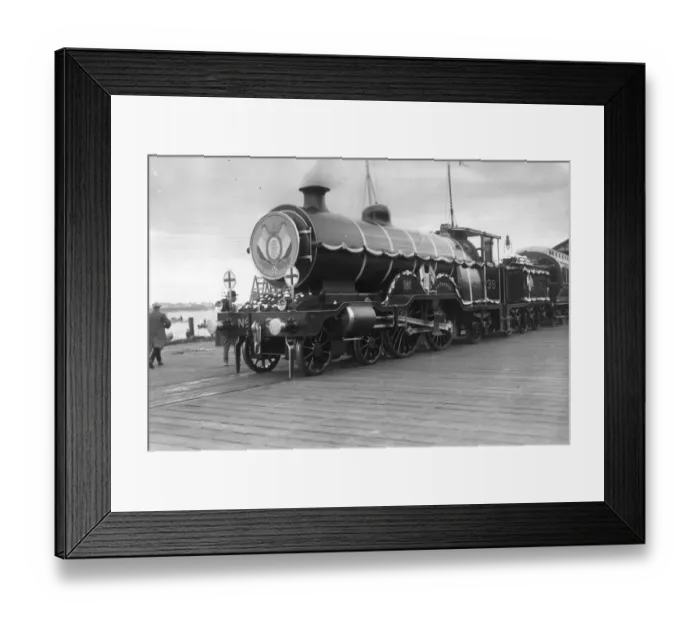 Framed Print : La France 1913; The London, Brighton and South Coast Railway railway engine decorated Framed Print : La France 1913; The London, Brighton and South Coast Railway railway engine decorated