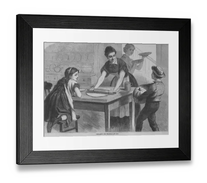 Framed Print : Thanksgiving Preparations Framed Print : Thanksgiving Preparations