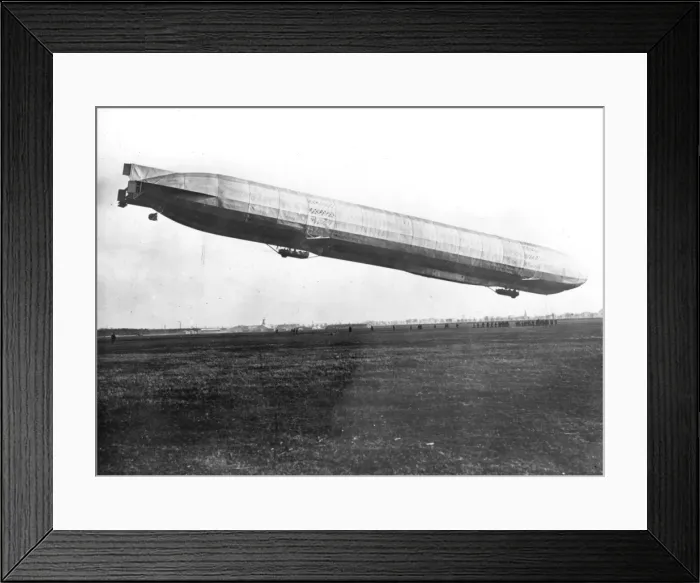 Framed Print : Zeppelin Ascending