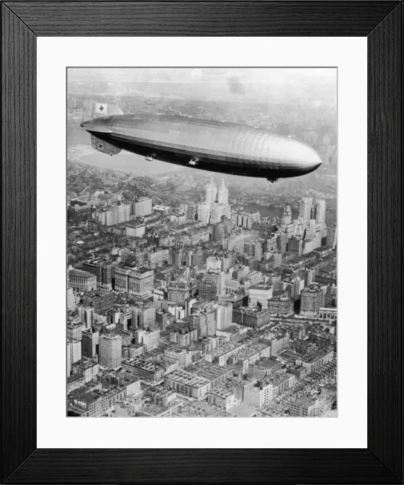 Framed Print : Doomed Airship Framed Print : Doomed Airship