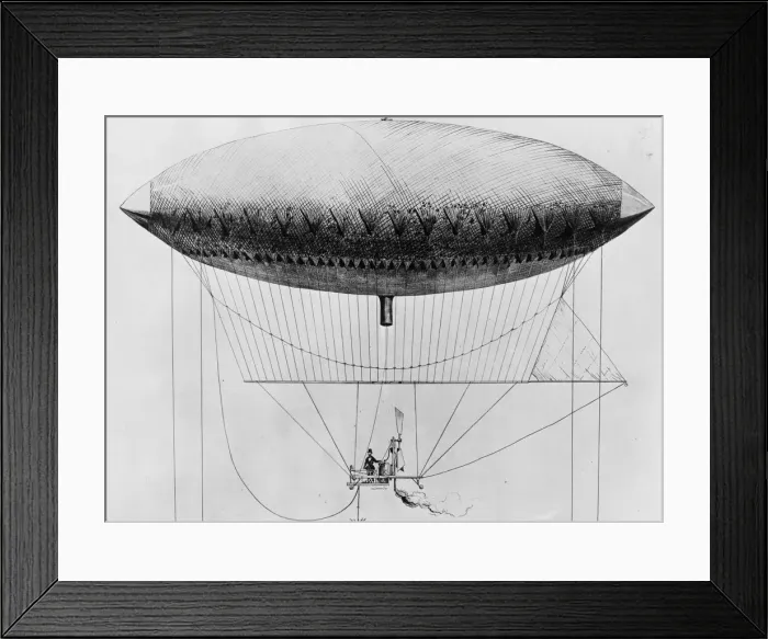 Framed Print : Airship Ascends Framed Print : Airship Ascends