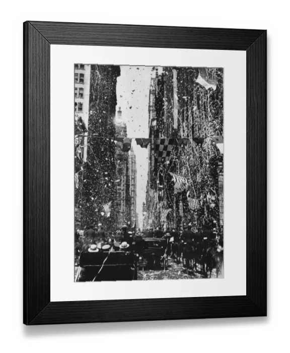 Framed Print : Lindberghs Return Framed Print : Lindberghs Return
