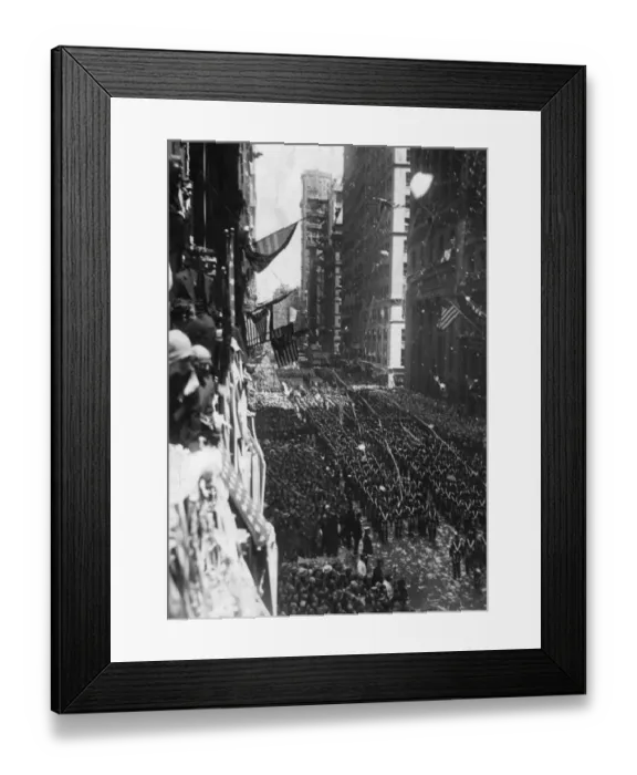 Framed Print : Parade For Lindbergh Framed Print : Parade For Lindbergh