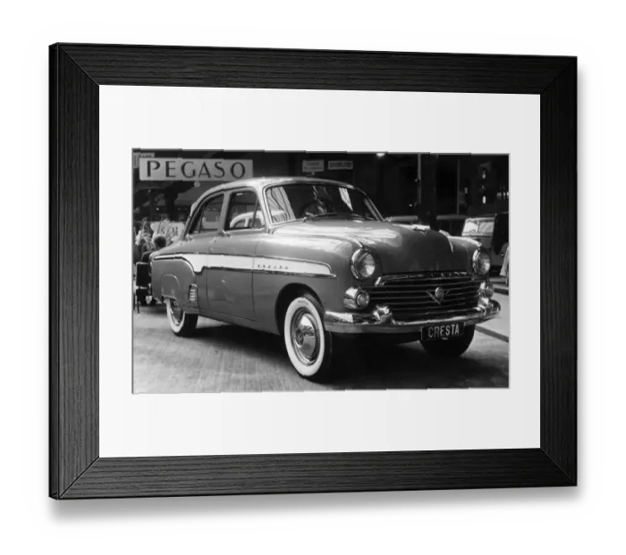 Framed Print : American Vauxhall Cresta at the Paris Motor Show