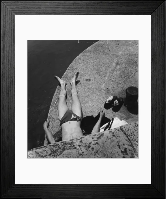 Framed Print : Seine Sunbather Framed Print : Seine Sunbather