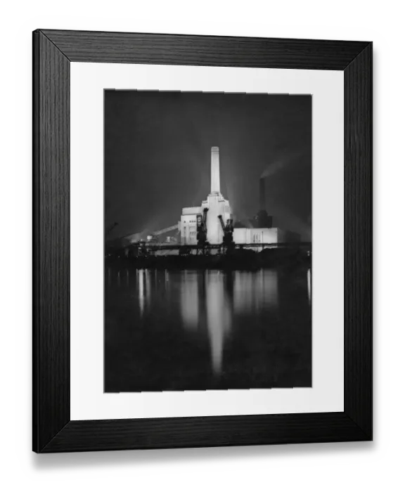 Framed Print : Battersea Power Station Night View Framed Print : Battersea Power Station Night View