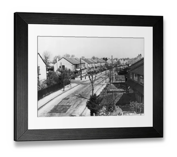 Framed Print : All London; Suburban London Street Framed Print : All London; Suburban London Street