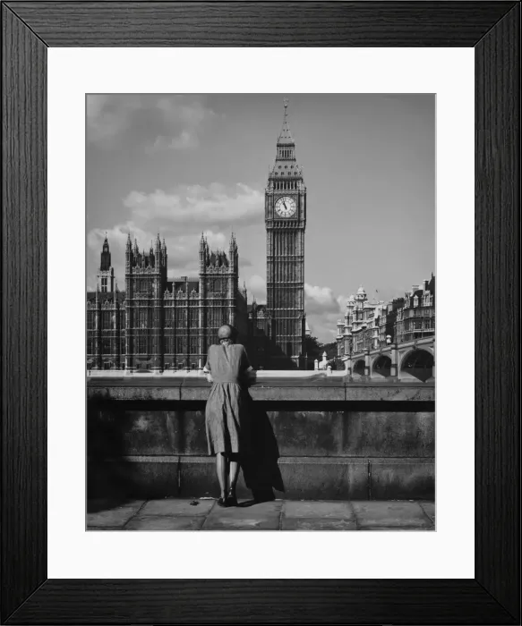 Framed Print : Big Ben From The South Bank Framed Print : Big Ben From The South Bank