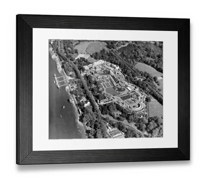 Framed Print : Aerial View of Battersea Park Festival Gardens Framed Print : Aerial View of Battersea Park Festival Gardens