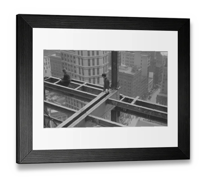 Framed Print : Riveting Girders Framed Print : Riveting Girders