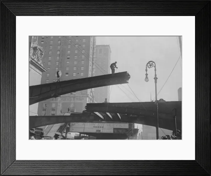 Framed Print : Construction Work In NYC Framed Print : Construction Work In NYC