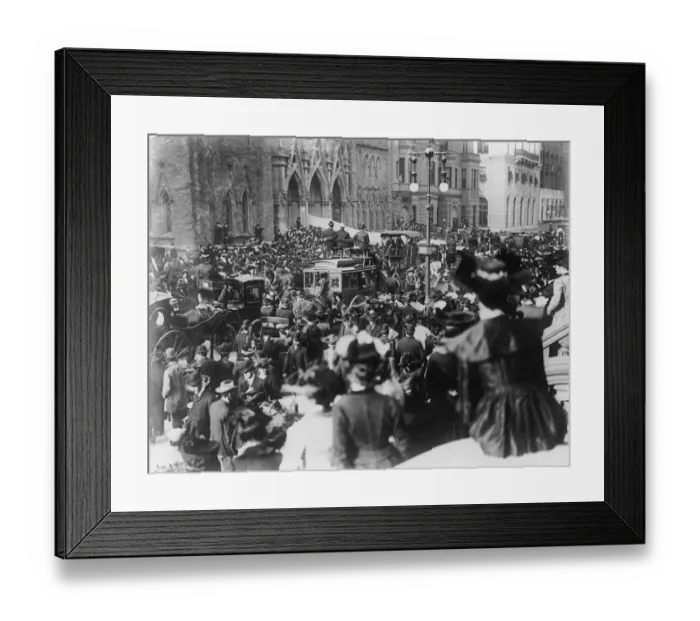 Framed Print : Wedding On Fifth Framed Print : Wedding On Fifth