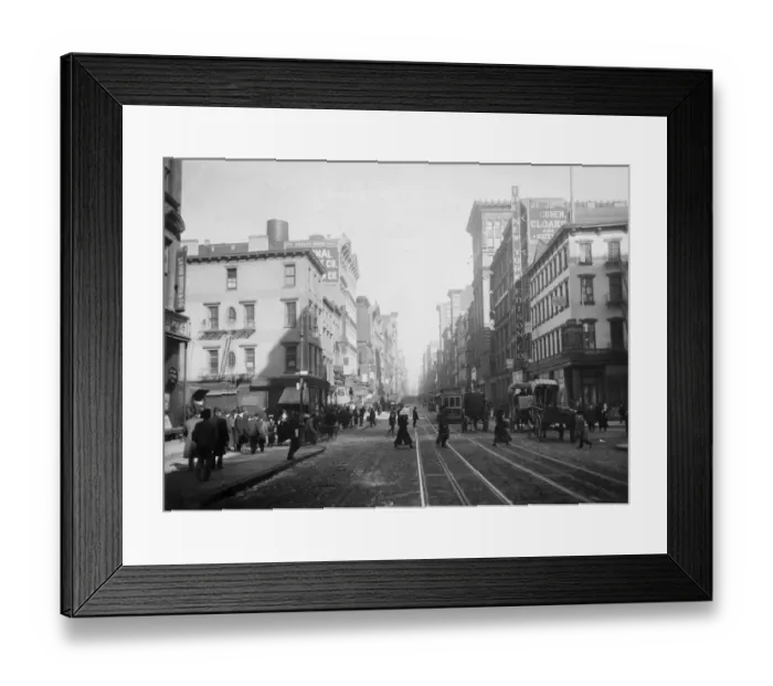 Framed Print : 1905 View of Broadway, looking north from Canal Street, New York City Framed Print : 1905 View of Broadway, looking north from Canal Street, New York City