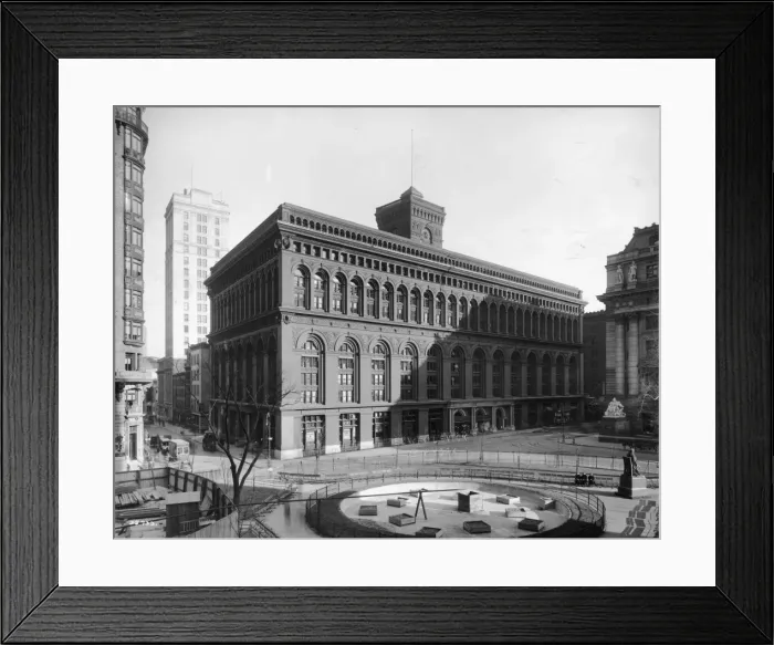 Framed Print : Produce Exchange Framed Print : Produce Exchange