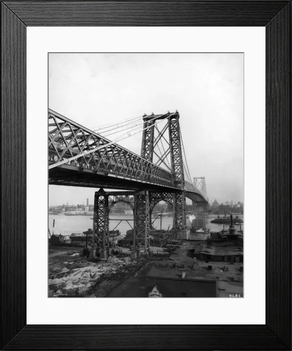 Framed Print : Williamsburg Bridge Framed Print : Williamsburg Bridge