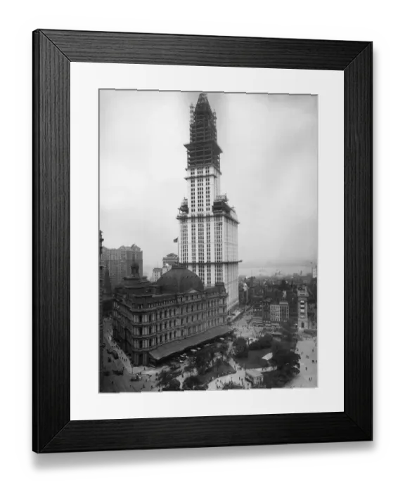 Framed Print : Woolworth Building Framed Print : Woolworth Building