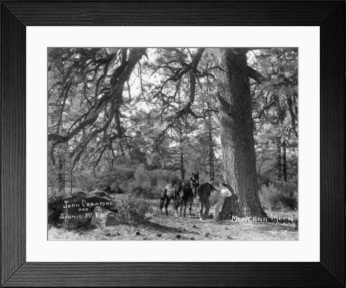 Framed Print : Johnny Mack Brown And Joan Crawford In Montana Moon Framed Print : Johnny Mack Brown And Joan Crawford In Montana Moon