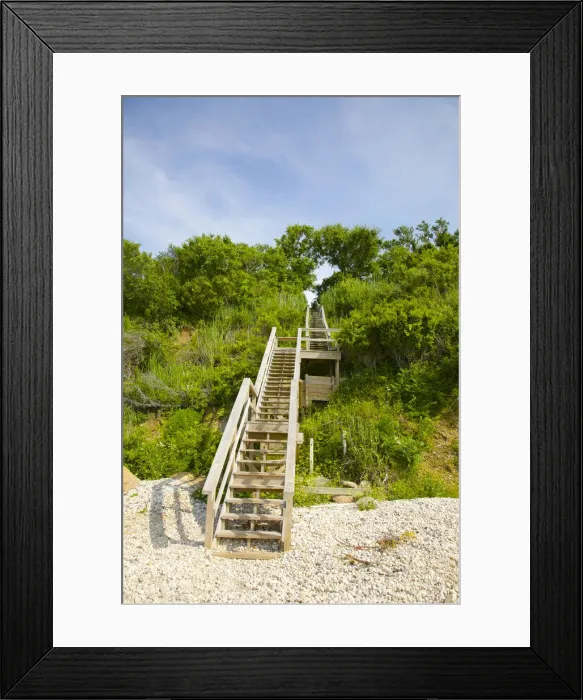 Framed Print : Steep staircase, Southold, NY Framed Print : Steep staircase, Southold, NY