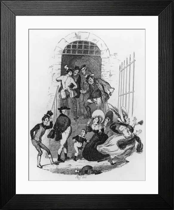 Framed Print : Pickwick Meets Bardell Framed Print : Pickwick Meets Bardell
