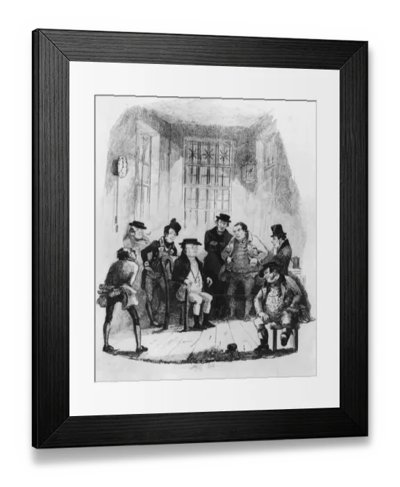 Framed Print : Pickwicks Portrait Framed Print : Pickwicks Portrait