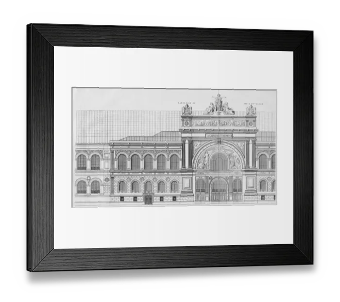 Framed Print : Exposition Universelle 1855 Framed Print : Exposition Universelle 1855