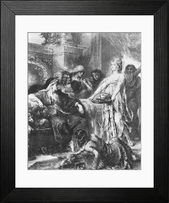 Framed Print : Herodias In Triumph Framed Print : Herodias In Triumph
