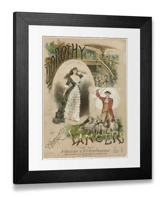 Framed Print : Light Music Arrangement