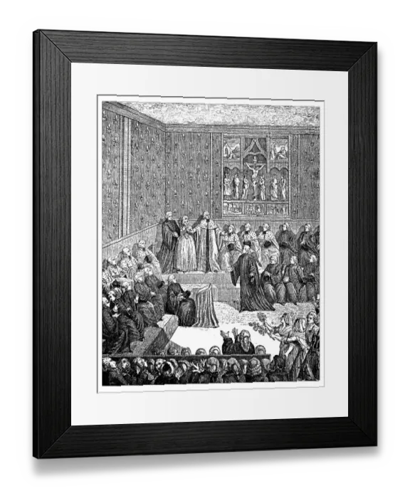 Framed Print : Antique illustration of parliament Framed Print : Antique illustration of parliament