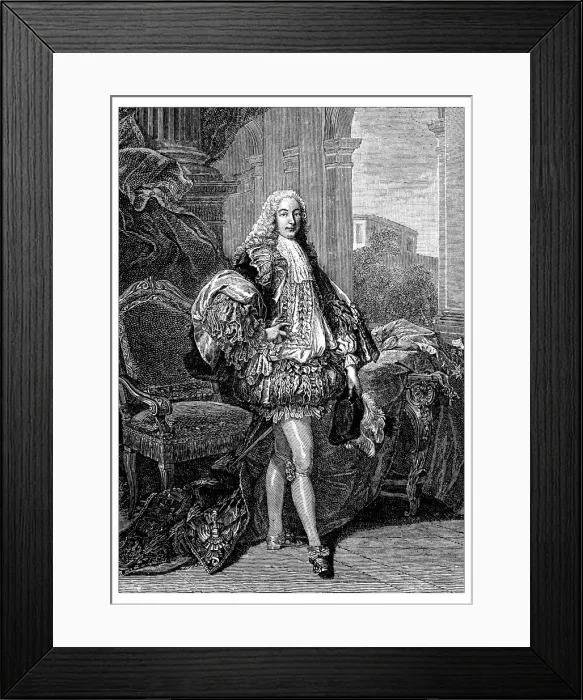 Framed Print : Antique illustration of duke of Gesvres Framed Print : Antique illustration of duke of Gesvres