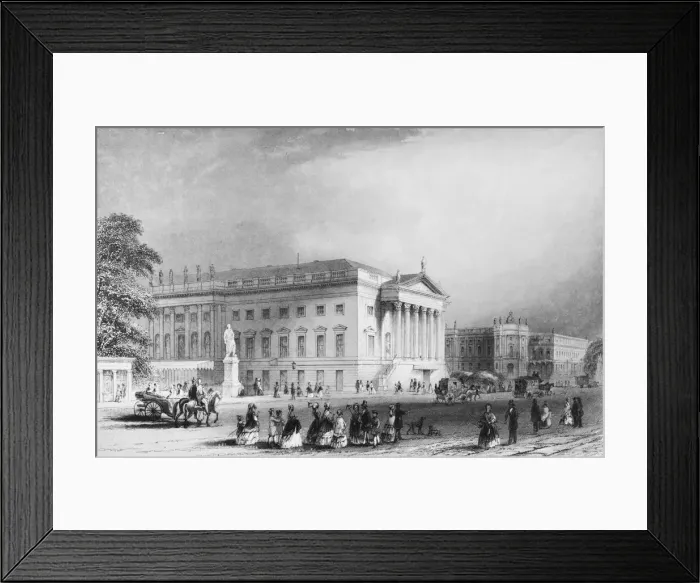 Framed Print : Berlin Opera House Framed Print : Berlin Opera House