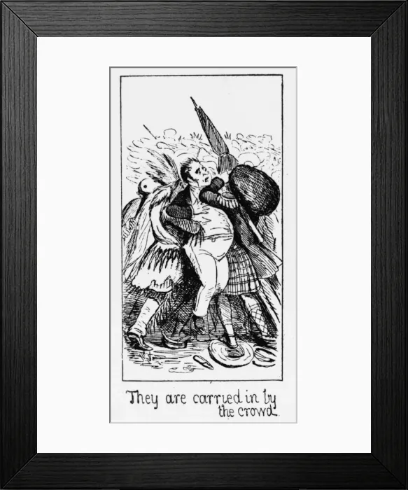 Framed Print : Caught Up In The Crowd Framed Print : Caught Up In The Crowd